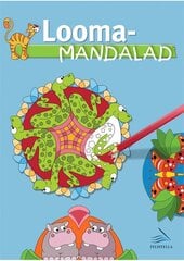 Mandalas - dzīvnieku zīmējumi cena un informācija | Krāsojamās grāmatas | 220.lv