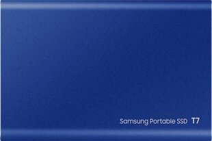 Samsung pārnēsājams SSD T7 2000 GB, zils цена и информация | Жёсткие диски | 220.lv