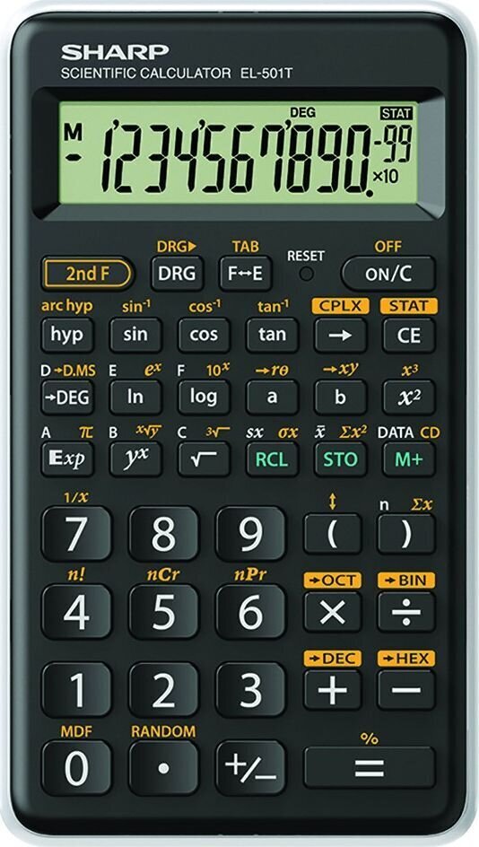 Kalkulators Sharp EL-501T cena un informācija | Kancelejas preces | 220.lv
