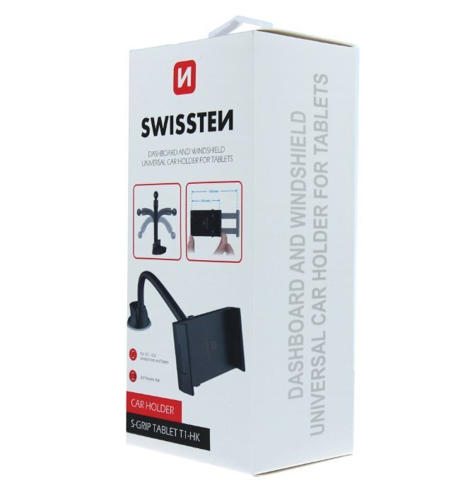 Swissten S-Grip T1-HK Universāls Auto Stiprinājums CD Magnetolai Planšetēm / Telefoniem / GPS Melns цена и информация | Auto turētāji | 220.lv