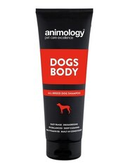 ANIMOLOGY ŠAMPŪNS DOGS BODY 250ML cena un informācija | Kosmētiskie līdzekļi dzīvniekiem | 220.lv