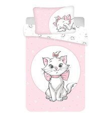 Gultas veļas komplekts Marie Cat Light Pink Baby, 100 x 135 cm + spilvendrāna 40 x 60 cm цена и информация | Детское постельное бельё | 220.lv