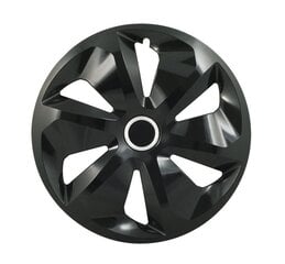 Auto disku dekoratīvā uzlika Roco, 16”, melna cena un informācija | Lietie diski | 220.lv