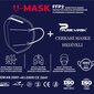 Respirators CFU MASK FFP2, melns cena un informācija | Pirmā palīdzība | 220.lv