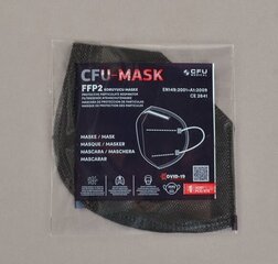 Respirators CFU MASK FFP2, melns cena un informācija | Pirmā palīdzība | 220.lv