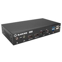 Black box KVM Switch Dual monitors - UHD 4K 60, DUAL-HEAD, HDMI, USB 3.2 GEN 1, USB TYPE C, AUDIO, 2-PORT cena un informācija | Rūteri (maršrutētāji) | 220.lv