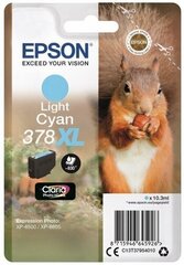 Epson Squirrel 378 Light Cyan XL Single  цена и информация | Картриджи для струйных принтеров | 220.lv