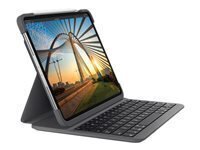 Tastatūra ar vadu LOGI Slim Folio Pro 11 1 + 2nd gen (PAN) 920-009688 cena un informācija | Somas, maciņi | 220.lv