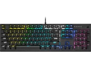 Клавиатура CORSAIR K60 RGB PRO Low Profile — CHERRY® MX Low Profile Speed цена и информация | Клавиатуры | 220.lv