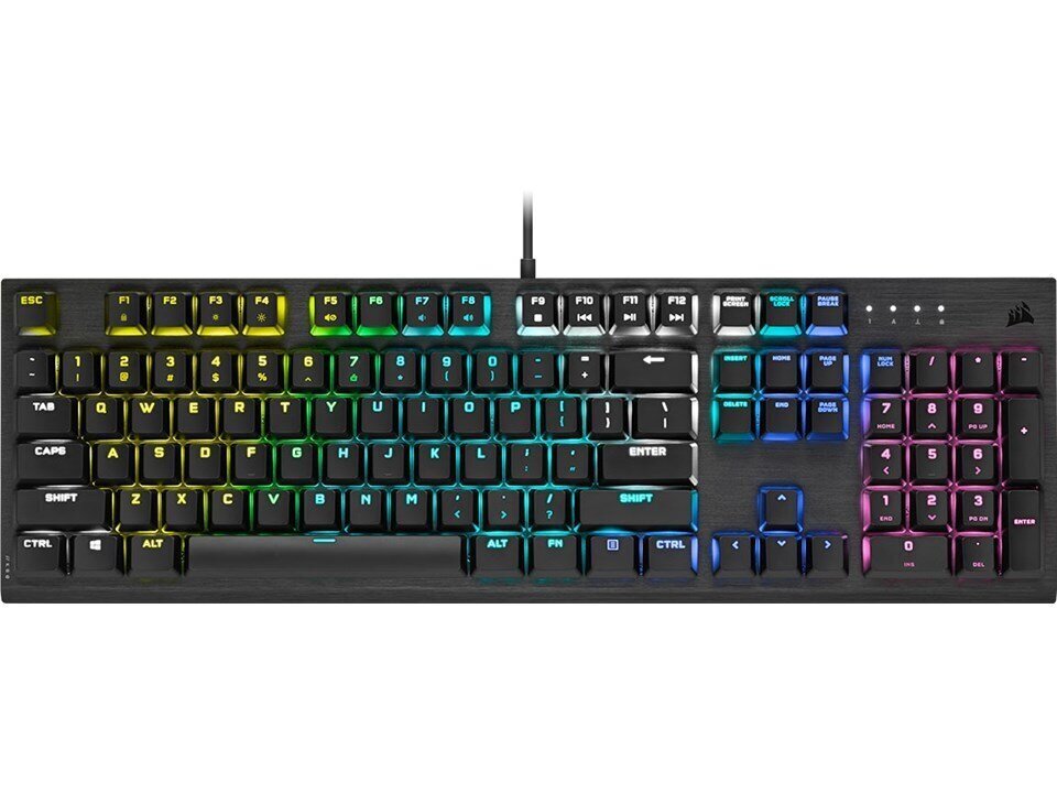 Corsair K60 RGB PRO Low Profile cena un informācija | Klaviatūras | 220.lv