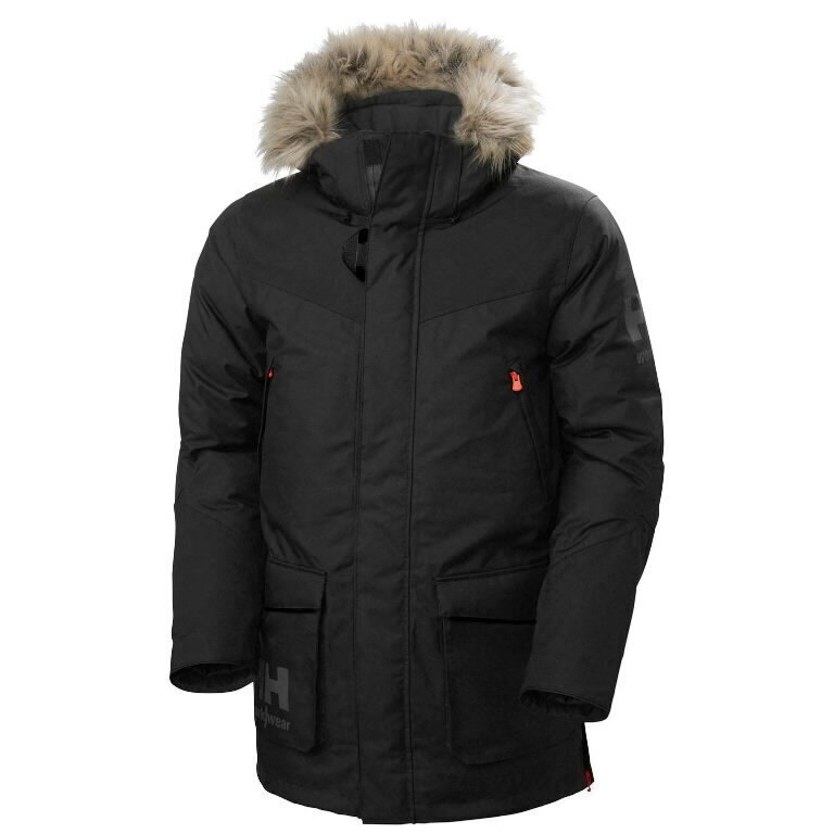 Ziemas parka ar kapuci Bifrost, melna, L, Helly Hansen WorkWear 891088368 cena un informācija | Vīriešu virsjakas | 220.lv