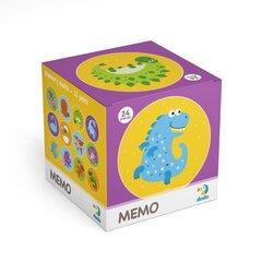 Mini atmiņas spēle Dodo Dinozauri, 24 kārtis. cena un informācija | Attīstošās rotaļlietas | 220.lv