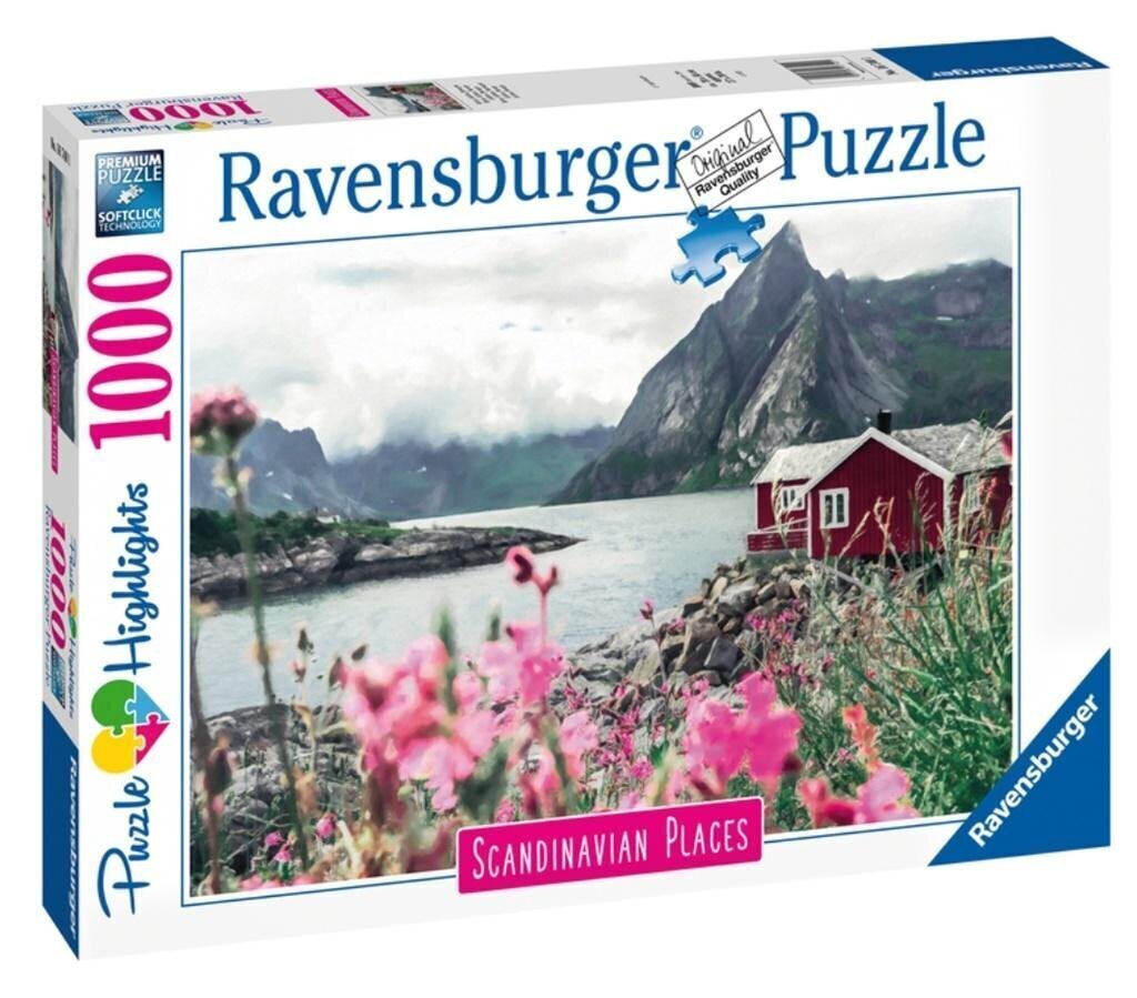 Puzle Ravensburger Reine Lofoten Norway, 1000 gab., 16740 цена и информация | Puzles, 3D puzles | 220.lv