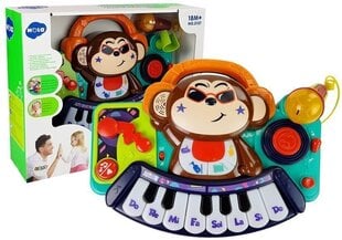 Interaktīvas klavieres zīdaiņiem DJ Monkey cena un informācija | Attīstošās rotaļlietas | 220.lv