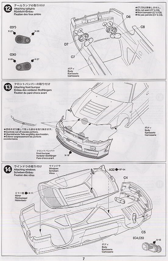 Tamiya - Nissan Nismo R34 GT-R Z-tune, 1/24, 24282 цена и информация | Konstruktori | 220.lv