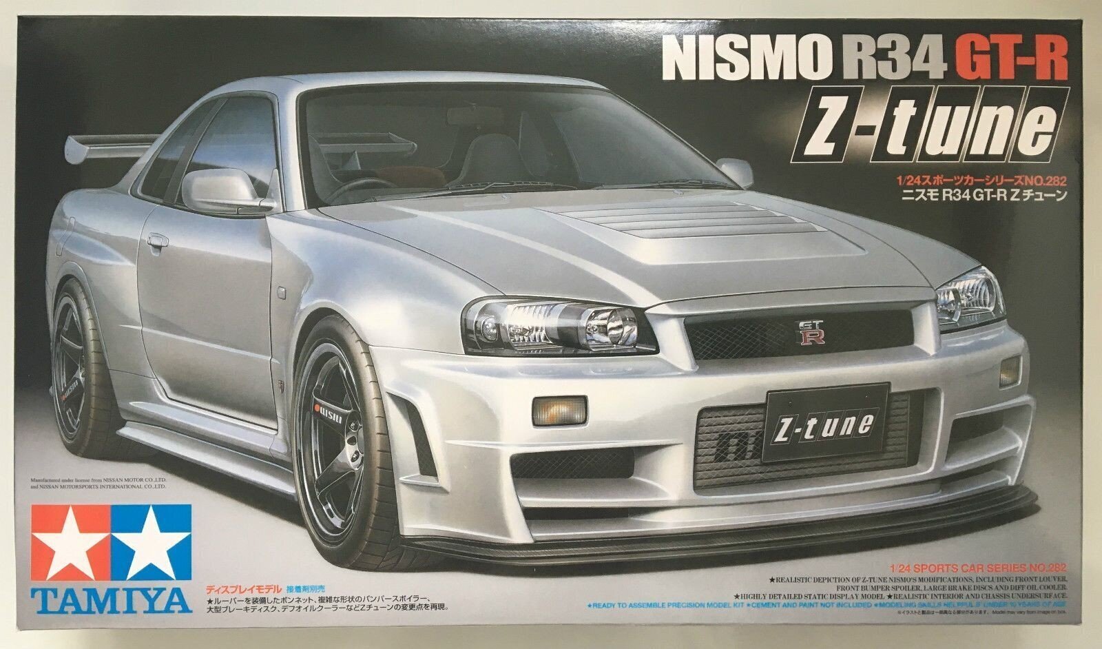 Tamiya - Nissan Nismo R34 GT-R Z-tune, 1/24, 24282 cena un informācija | Konstruktori | 220.lv