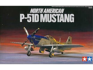 Tamiya - North American P-51D Mustang, 1/72, 60749 цена и информация | Конструкторы и кубики | 220.lv