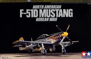 Tamiya - North American F-51D Mustang, 1/72, 60754 cena un informācija | Konstruktori | 220.lv