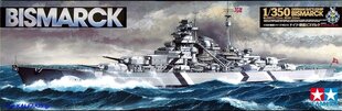 Tamiya - Bismarck German Battleship, 1/350, 78013 cena un informācija | Konstruktori | 220.lv