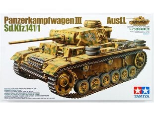 Сборная пластиковая модель Tamiya - Panzerkampfwagen III - Ausf. L (Sd.Kfz. 141/1), 35215 цена и информация | Kонструкторы | 220.lv