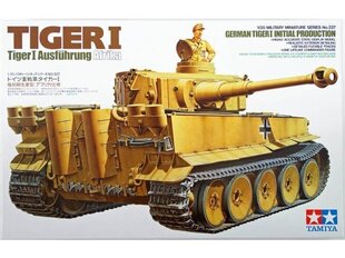 Сборная пластиковая модель Tamiya - German Tiger I Initial Production, 1/35, 35227 цена и информация | Kонструкторы | 220.lv