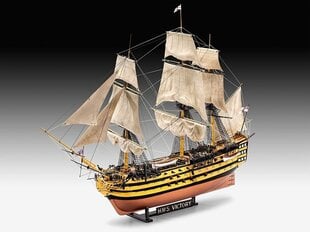 Revell - Battle of Trafalgar Set Admiral Nelson's Flagship "HMS Victory" Gift set, 1/225, 05767 цена и информация | Конструкторы и кубики | 220.lv