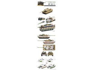 Border Model - German MBT Leopard 2A5/A6, 1/72, TK-7201 цена и информация | Конструкторы и кубики | 220.lv