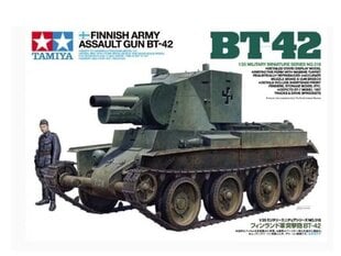 Сборная пластиковая модель Tamiya - Finnish Army Assault Gun BT-42, 1/35, 35318 цена и информация | Конструкторы и кубики | 220.lv