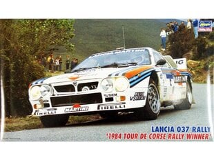 Сборнaя модель для склеивания Hasegawa - Lancia 037 Rally 1984 Tour de Corse Rally Winner, 1/24, 25030 цена и информация | Конструкторы и кубики | 220.lv