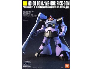 Bandai - HGUC MS-09 Dom / MS-09R Rick-Dom Principality of Zeon Force Mass Productive Mobile Suit, 1/144, 55877 цена и информация | Конструкторы и кубики | 220.lv