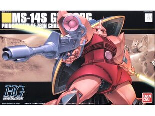 Bandai - HGUC MS-14S Gelgoog Principality of Zeon Char's Customize Mobile Suit, 1/144, 60662 цена и информация | Конструкторы и кубики | 220.lv