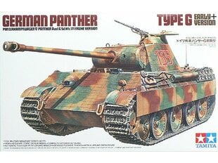 Сборная пластиковая модель Tamiya - German Panther Type G Early Version, 1/35, 35170 цена и информация | Конструкторы и кубики | 220.lv
