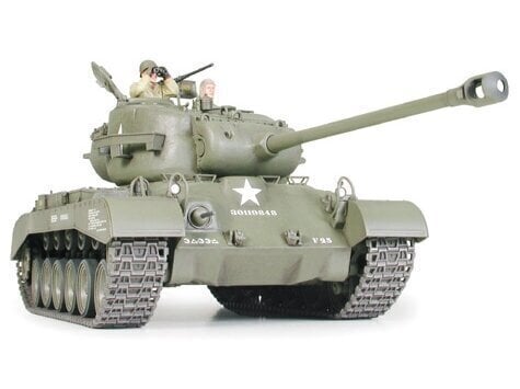 Tamiya - U.S. Medium Tank M26 Pershing (T26E3), 1/35, 35254 цена и информация | Konstruktori | 220.lv