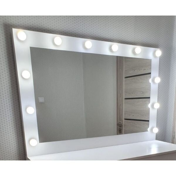 Grima spogulis WHITE IV 120x80 cena un informācija | Spoguļi | 220.lv