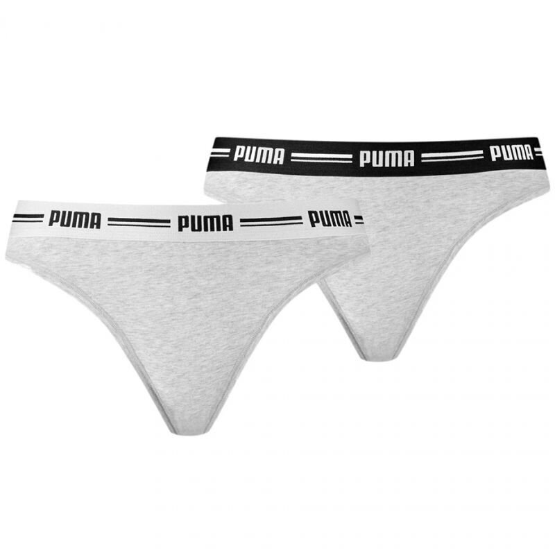 Biksītes sievietēm Puma String 2P Pack Underwear W 907854 05, 2 gab. цена и информация | Sieviešu biksītes | 220.lv