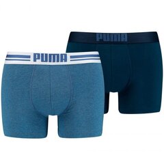 Apakšbikses vīriešiem Puma Placed Logo Boxer 2P M 906519 05, 2 gab. цена и информация | Мужские трусы | 220.lv