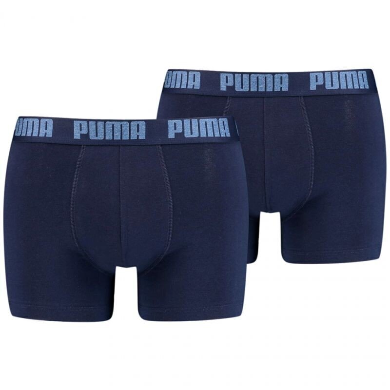 Apakšbikses vīriešiem Puma Basic Boxer 2P M 906823 33, 2 gab. cena un informācija | Vīriešu apakšbikses | 220.lv