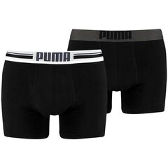 Мужские трусы Puma Placed Logo Boxer 2P M 906519 03, 2 шт. цена и информация | Мужские трусы Nek, черные | 220.lv