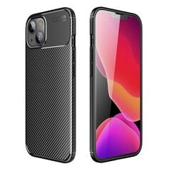 Mocco Trust Armored Shockproof Carbon Aizmugurējais Apvalks Priekš Apple iPhone 13 Pro Melns цена и информация | Чехлы для телефонов | 220.lv