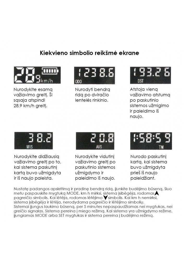 Lukturis un zvans ar spidometru velosipēdam цена и информация | Velo lukturi un atstarotāji | 220.lv