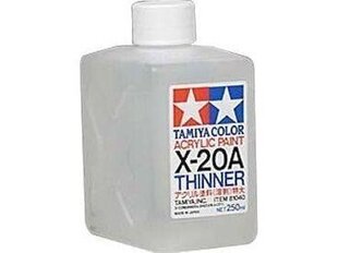 Tamiya - X-20A Acrylic thinner, 250ml cena un informācija | Modelēšanas un zīmēšanas piederumi | 220.lv