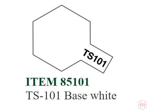 Tamiya - TS-101 Base white, 100ml cena un informācija | Modelēšanas un zīmēšanas piederumi | 220.lv
