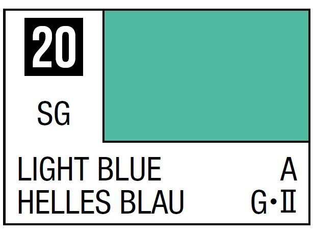 Mr.Hobby - Mr.Color C-020 Light Blue, 10ml cena un informācija | Modelēšanas un zīmēšanas piederumi | 220.lv
