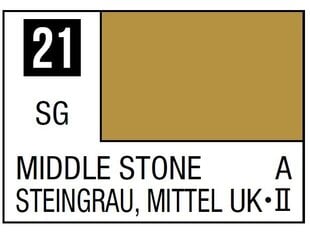 Нитрокраска Mr.Hobby - Mr.Color C-021 Middle Stone, 10 мл цена и информация | Принадлежности для рисования, лепки | 220.lv