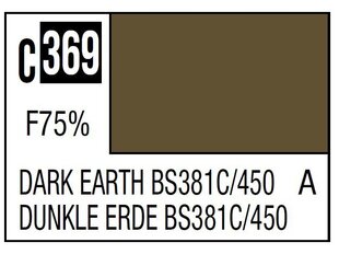 Mr.Hobby - Mr.Color C-369 Dark Earth BS381C/450, 10ml cena un informācija | Modelēšanas un zīmēšanas piederumi | 220.lv