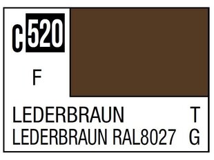 Нитрокраска Mr.Hobby - Mr.Color C-520, Lederbraun, 10 мл цена и информация | Принадлежности для рисования, лепки | 220.lv