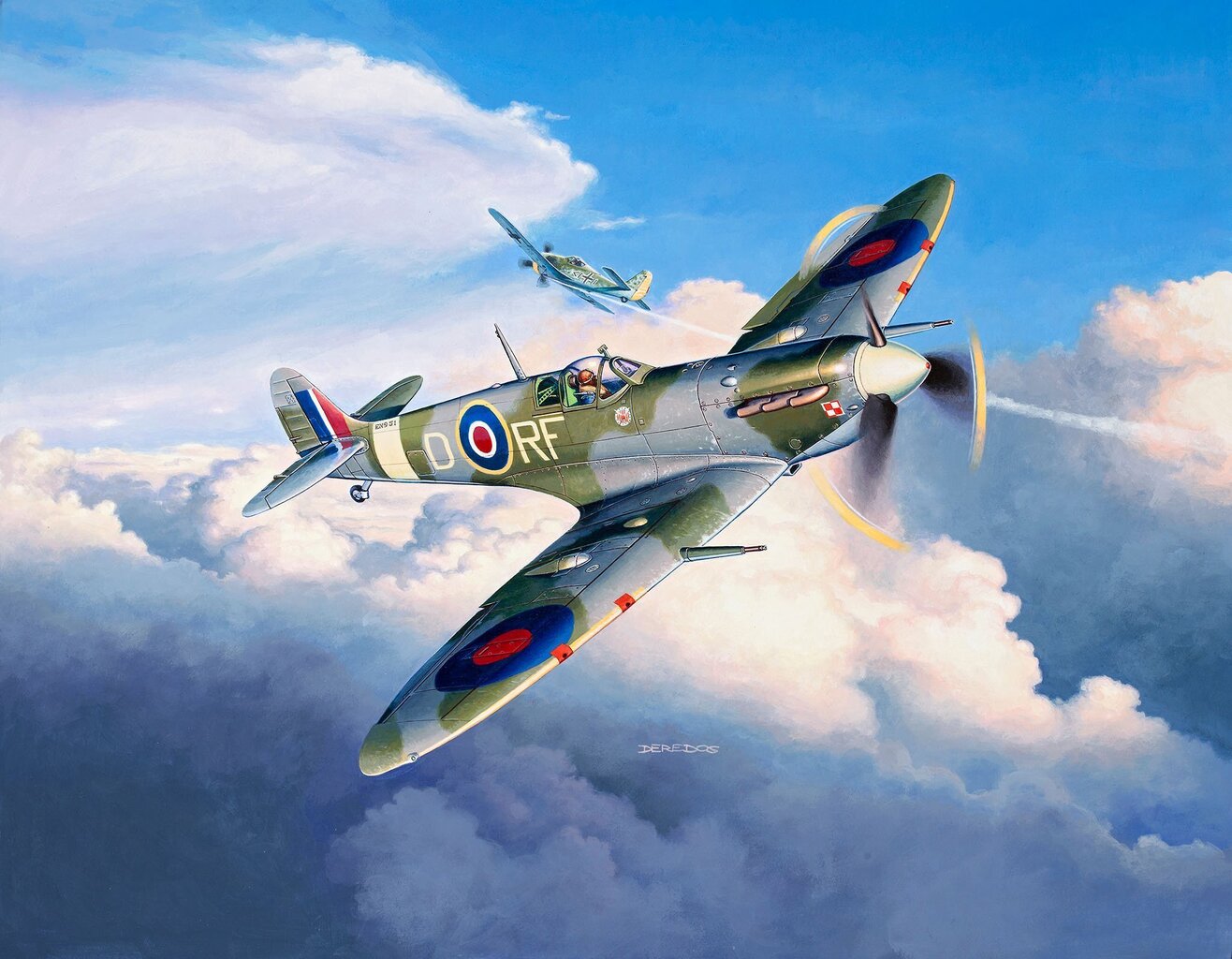 Revell - Spitfire Mk. Vb Model Set, 1/72, 63897 cena un informācija | Rotaļlietas zēniem | 220.lv