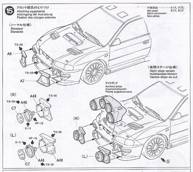 Tamiya - Subaru Impreza WRC Monte Carlo 98, 1/24, 24199 cena un informācija | Konstruktori | 220.lv