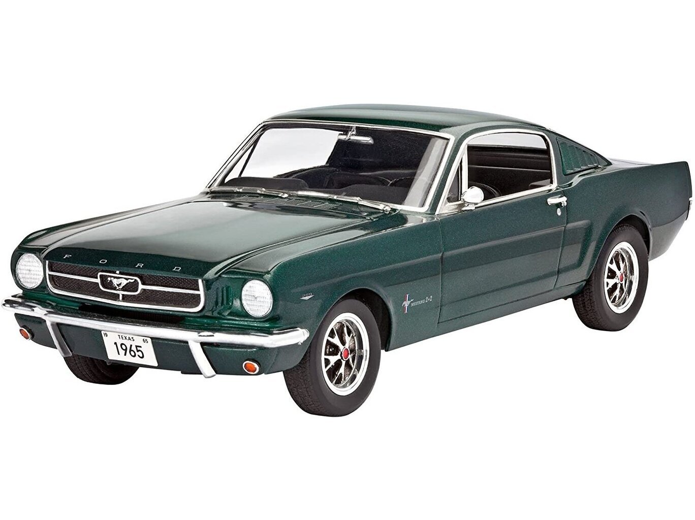 Revell - 1965 Ford Mustang 2+2 Fastback, 1/24, 07065 cena un informācija | Konstruktori | 220.lv