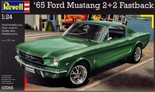 Revell - 1965 Ford Mustang 2+2 Fastback, 1/24, 07065 cena un informācija | Konstruktori | 220.lv